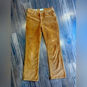 Juniors Universal Thread Vintage Bootcut Caramel Corduroy Pants Size 8/29R